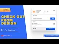 How to Create a Ecommerce Product Check Out Form Design HTML CSS JavaScript Tutorial