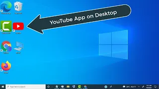 How To Add YouTube App On Desktop Screen Laptop PC 