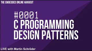 Embedded C Programming Design Patterns Clean Code Coding Standards