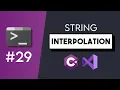 String Interpolation - C Tutorials for Beginners CoffeeNCode