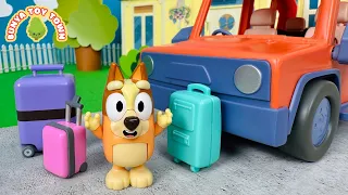 Bingo's Morning Routine Before A Road Trip | Lessons For Kids | Pretend Play with Bluey Toys