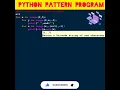 54 To Print Alphabet Pattern Program In Python Computer Programming