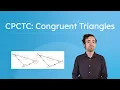 CPCTC and Congruent Triangles - Matching Parts in Geometry