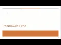Computing 1 Chapter 7 - Pointer