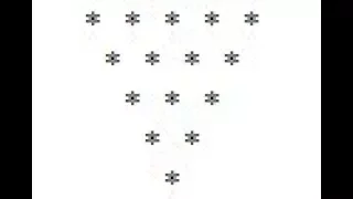 Reverse Pyramid pattern in C programming