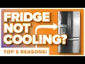 GE refrigerator not cooling Check these 5 things first