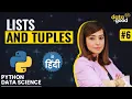 Python Lists and Tuples in Hindi Learn Python Lists and Tuples Python Tutorial for Beginners