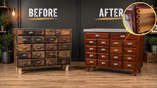 RAREST Cabinet I Ever Touched.  You Won't Believe What I Did to it