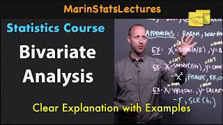 Bivariate Analysis Meaning Statistics Tutorial MarinStatsLectures