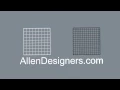 14 Inch x 14 Inch Mini Grid Panels for Cubicles
