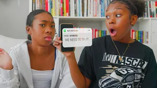 When The Text Says "We Need To Talk"! 😱 | #Sekora & #Sefari Pretend Play Skit
