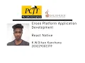 Chat app Sign In process React Native Java Institute