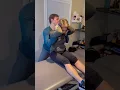 adjusts Physical Therapist thoracic spine
