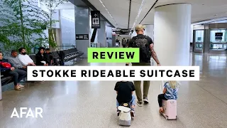 An Honest Review of JetKids by Stokke a Ride-On Suitcase for Kids