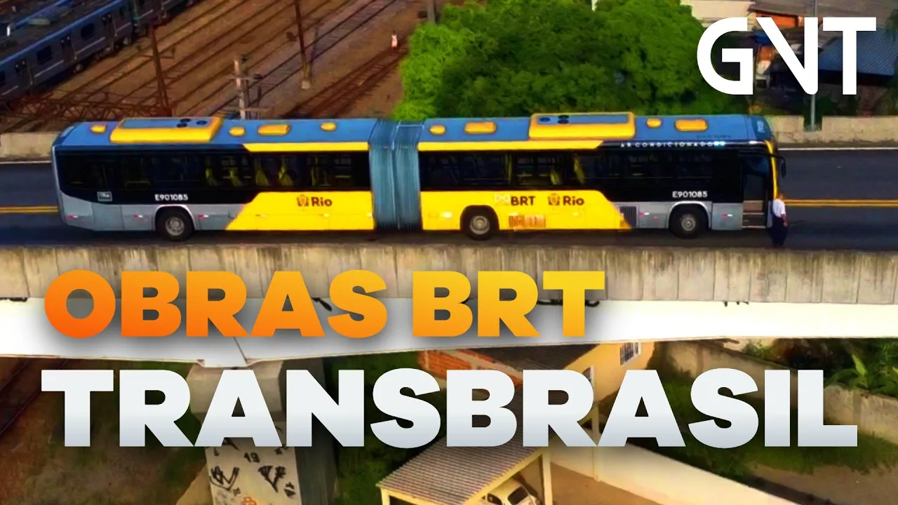 BRT Transbrasil Completo - Percorrendo a Avenida Brasil e as Obras o Sitema BRT em construçãono Rio