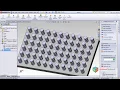 Linear Circular pattern Assembly in solidworks