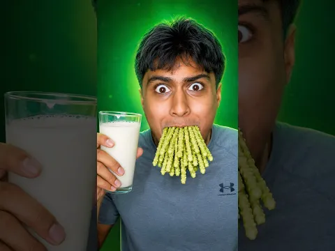 I Tried RARE Pistachio Pocky! 😳 #asmr #satisfying