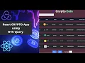 Build a Crypto App using React and RTK-Query TypeScript Search Pagination Coin Gecko API