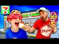 Lagu Father \u0026 Son WEIRD FOOD TASTE TEST / Gas Station Foods