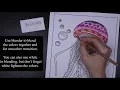 Jellyfish Coloring Page Tutorial