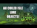 All Coiled Isle Lore Object Locations WoW Midnight Patch 12 1