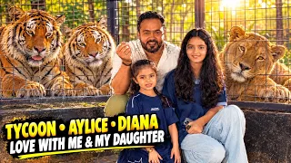 My 2 daughters in tycoon Aylic Diana cage😱farmhouse pr dinner party😍(Mian Saqib)