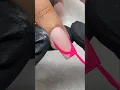 Pink french tip nails