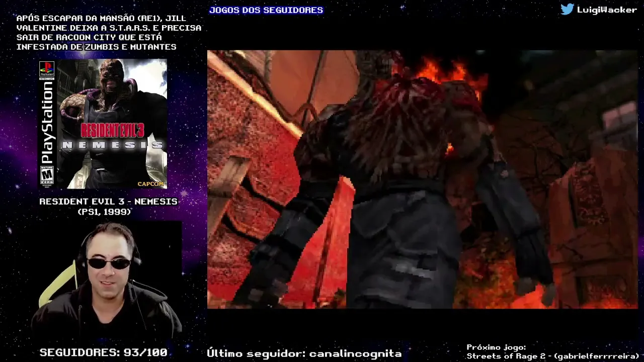 Resident Evil 3 (PS1) - 5° Dia (Jogos dos Seguidores)