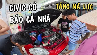 Civic Cỏ Báo Cả Nhà Độ INTAKE Cảm Giác Được Tăng Mã Lực Hao Xăng