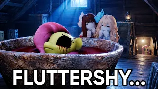 FLUTTERSHY NO es la VERDADERA FLUTTERSHY y la ENCONTRAMOS en el ATICO...😨 en Roblox