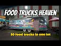 Food Trucks Heaven in Central Florida - 50 Food trucks in this lot Mexican Venezuelan and more