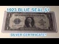1923 1 Silver Certificate Blue Seal Note