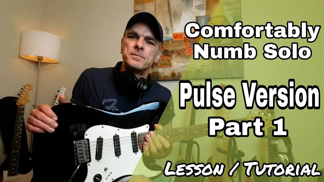 Comfortably Numb Solo (PULSE) Guitar Lesson. Part 1. David Gilmour / Pink Floyd
