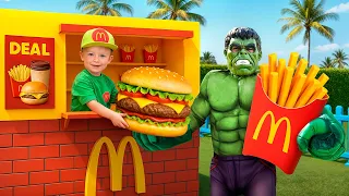 يوم ممتع في مطعم السيارات  دندنها