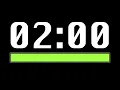 2 Minute Timer Progress Bar - 4K 60 FPS