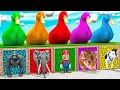 Download Lagu 5 Giant Duck Cartoon,Super Mario,Tiger, Cow,Lion,Paint Wild Animals Crossing Fountain Animation