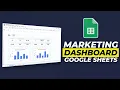 Create a Beautiful Interactive Marketing Dashboard in Google Sheets - In Just 30 Minutes