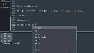 How to iterate over rows in a DataFrame in Pandas