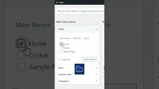 Create a WordPress Menu in Just 23 Seconds