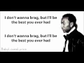 John Legend ft. Ludacris - Tonight (Best You Ever Had) Lyrics