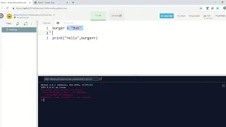 PYTHON - QUIZ 2 Outputs Variables and Inputs