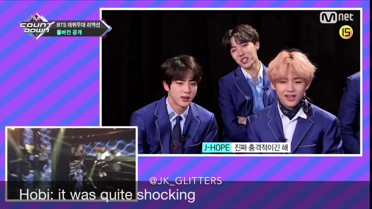 [ENG SUB] BTS MCOUNTDOWN DEBUT STAGE REACTION VIDEO FULL VERSION