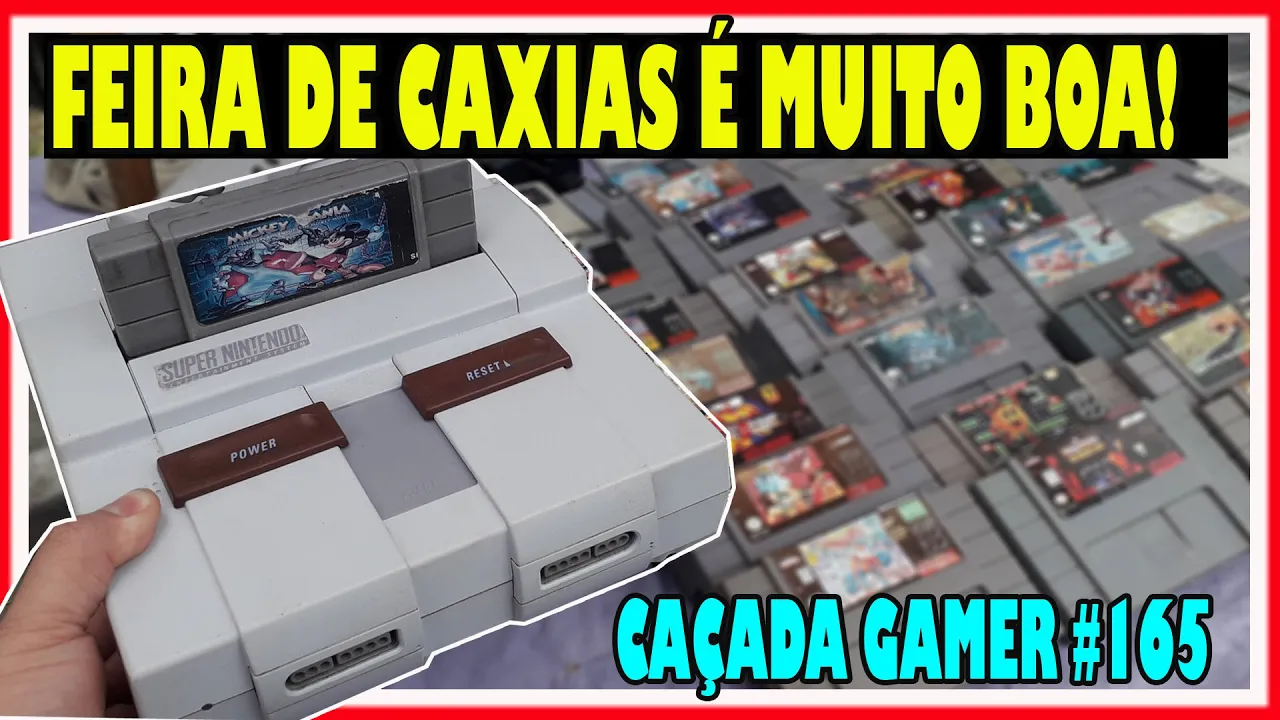 ✅ BORA PRA FEIRA CAÇAR GAMES || CAÇADA GAMER #165