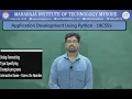 Introduction to Python 18CS55 PYTHON Vth Sem CSE Module 1 Session 07