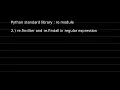 Python Programming - Regex re findall and re finditer HINDI