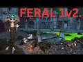 THIS is WHAT 100000 hours of FERAL druid looks like 1v2 WOTLK ARENA
