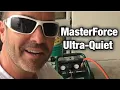 Masterforce Ultra-Quiet 1 8-Gallon Portable Air Compressor sound review