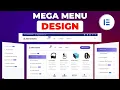 How to Build Professional Mega Menu in Elementor 2026 WordPress Mega Menu Design with ElementsKit