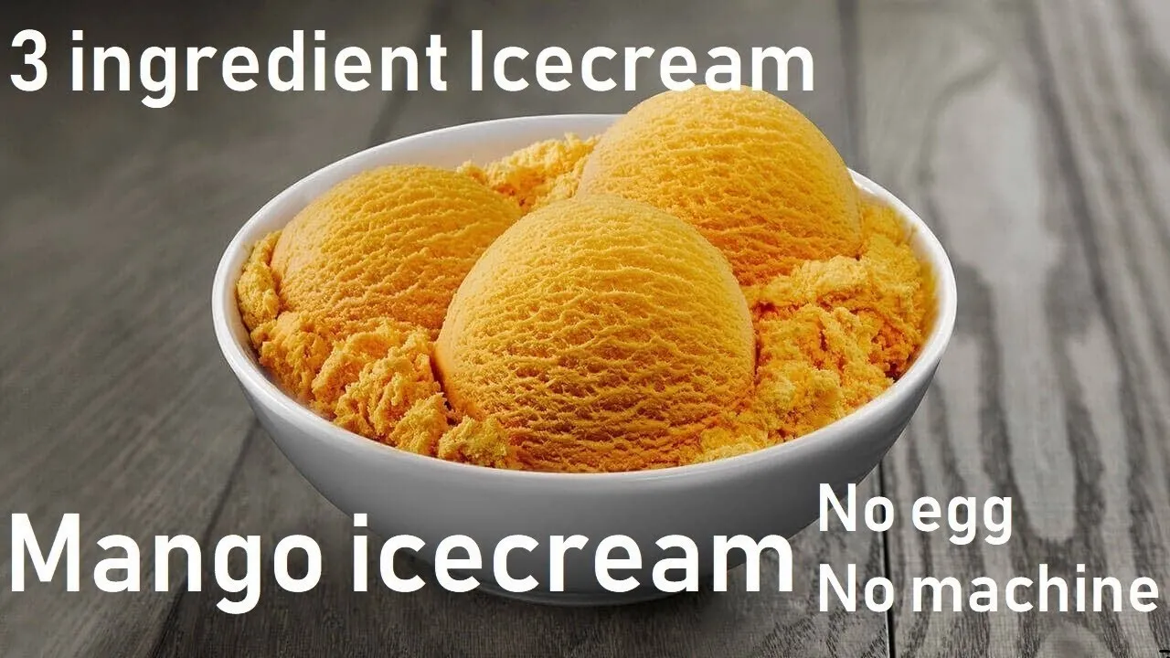 HOW TO MAKE MANGO ICE CREAM AT HOME..THIS IS SOO YUMMY AND CREAMY