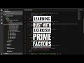 Learning Rust with Exercism - prime factors